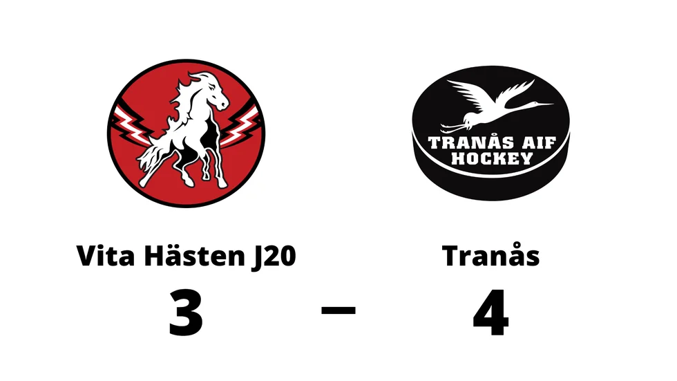 Vita Hästen J20 förlorade mot Tranås AIF