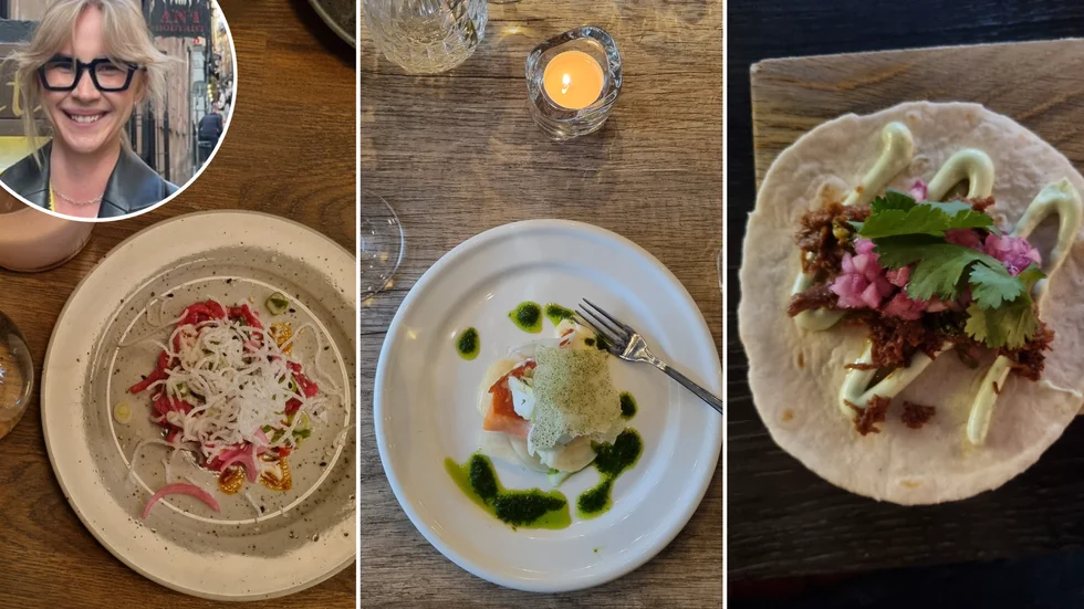 Tre restauranger placerade sig på gästernas topplista efter lördagens premiär: Fotografens, Pinchos och Statt vin och mat. Med på bilden är även Moveats projektledare Seline Gullfeldt.
