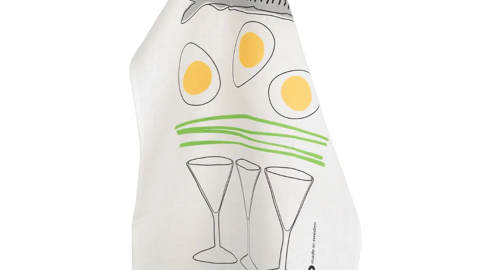 Kökshandduk Sill och Ägg
