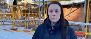 Hennes hus är en ruinhög: "Känner mig väldigt ledsen" 