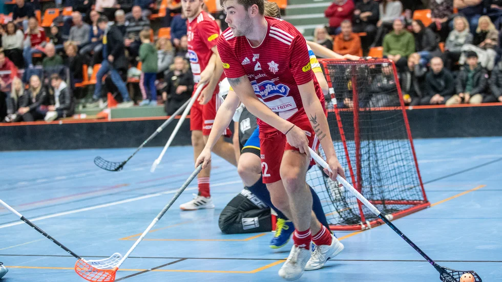 Adam Nilsson gjorde ett av Strängnäs mål mot Warberg. (arkivbild)