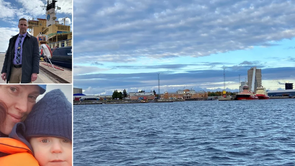 Elin Lundkvist (nedre bilden) och andra fastighetsägare på Sandön känner oro efter den senaste informationen från hamnledningen. Vd Anders Dahl (övre bilden) gör ingen hemlighet att expansionen kommer leda till stigande bullernivåer i Luleå hamn, speciellt under nattetid.  