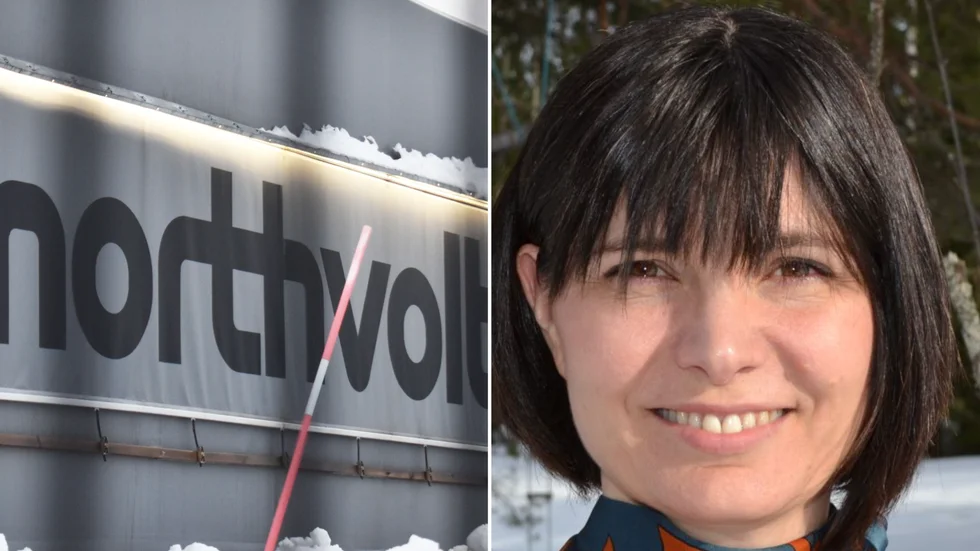 Jenny Sundén får närmare till jobbet från hemmet i Ersnäs då hon idag jobbar på Northvolt.