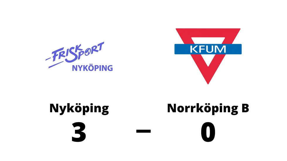Nyköpings FK vann mot KFUM Norrköping B