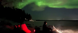 Läsarbild: Magiskt norrsken på Kallaxön
