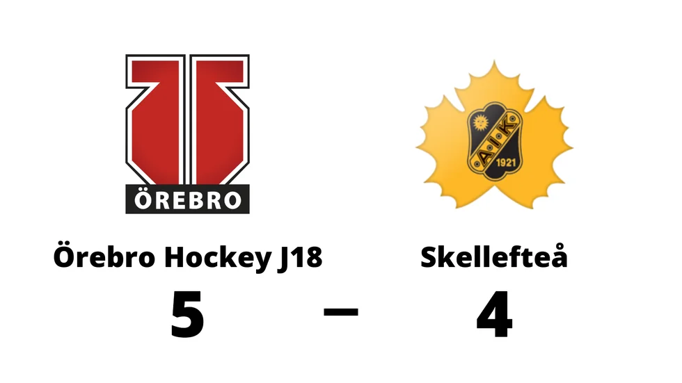 Örebro Hockey J18 vann mot Skellefteå AIK