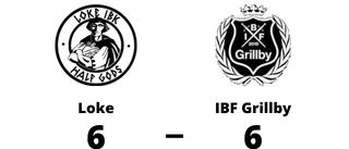 Oavgjort för IBF Grillby på bortaplan mot Loke