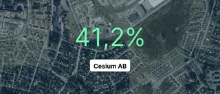 Ekonomisk succé för Cesium AB under senaste året