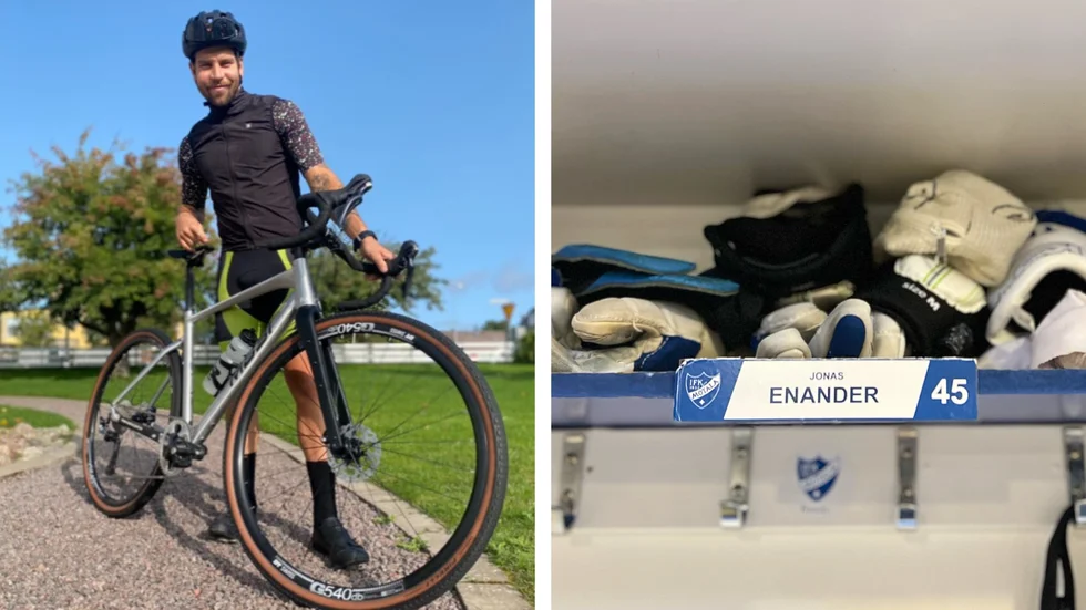 Att Jonas förra året fick ihop 1000 mil på cykel ser han inte som någon bedrift. "Träna är något jag alltid har gillat och jag tycker om cyklingen som träningsform då det är lätt att se hur snabbt man kan förbättra sig". 