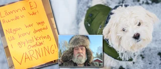 Larmet: Han hittade korvar doppade i glykol – varnar hundägare