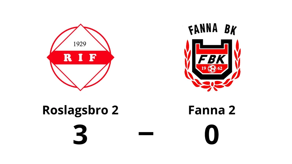 Roslagsbro IF 2 vann mot Fanna BK 2