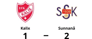 Hugo Olssons mål räckte inte för Kalix mot Sunnanå