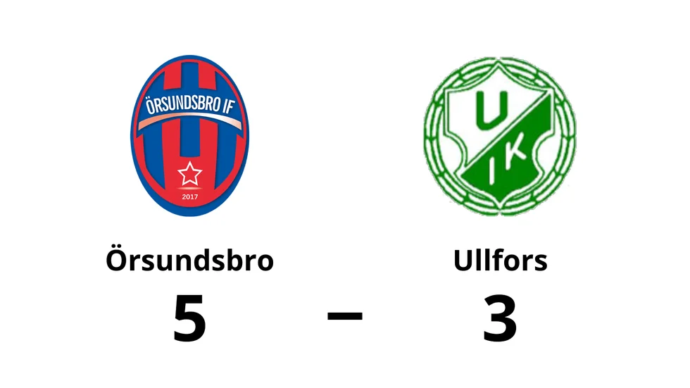 Örsundsbro IF vann mot Ullfors IK