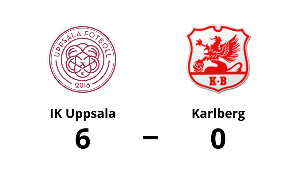 IK Uppsala Fotboll vann mot Karlbergs BK
