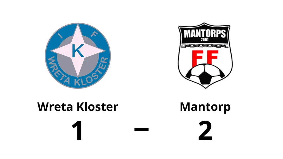 IFK Wreta Kloster förlorade mot Mantorps FF