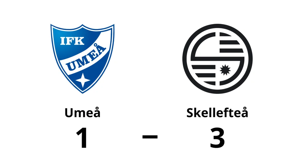IFK Umeå förlorade mot Skellefteå FF