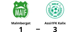3-1-seger för Assi/IFK Kalix mot Malmberget