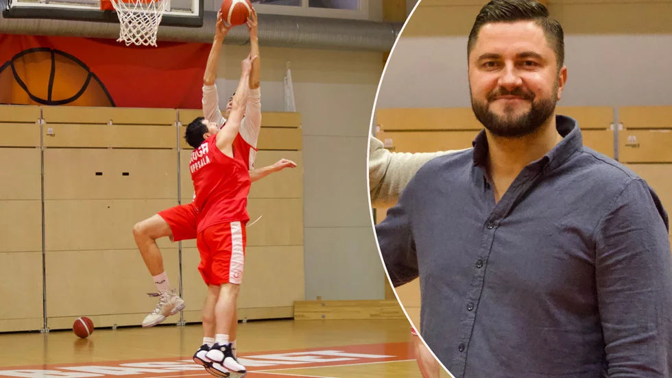 Slogas ordförande Andrej Bajic förklarar varför man väljer att spela i superettan även nästa säsong och inte ta klivet upp i basketligan.