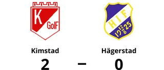 Hägerstad besegrade på bortaplan av Kimstad