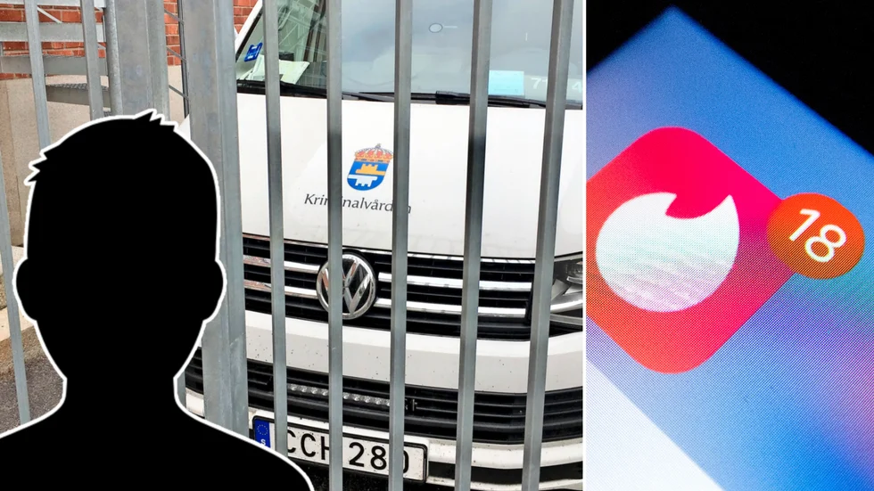 Den 25-årige mannen döms till fängelse för en våldtäkt i Skellefteå efter att han träffat en kvinna via dejtingappen Tinder.