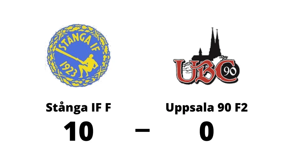 Stånga IF F vann mot Uppsala BC 90 F2