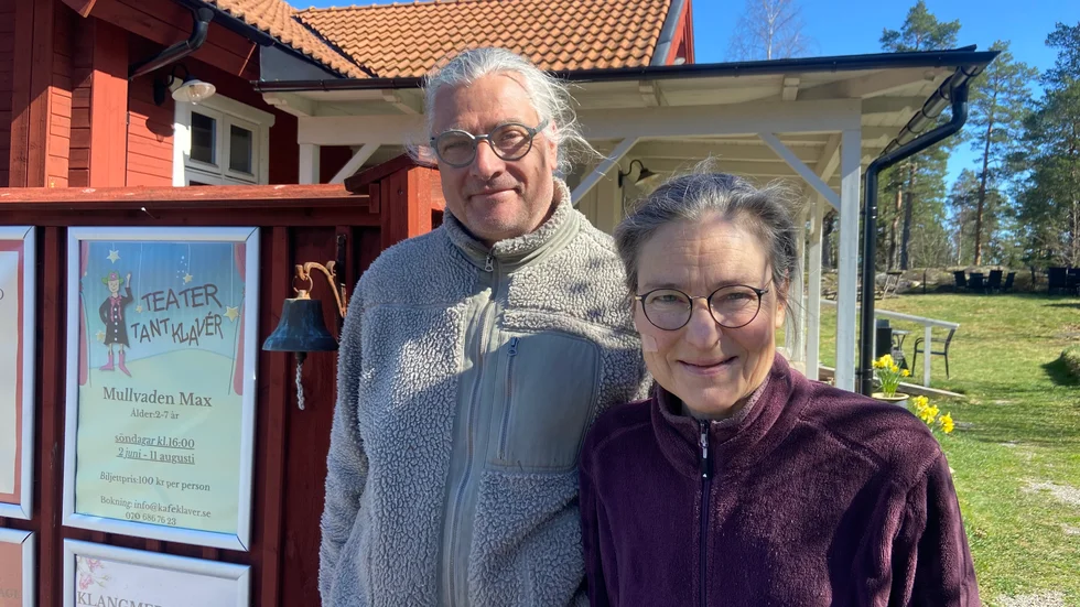 Désirée och Patrik Von Bothmer Sundelius är glada över att allt fler tar sig ut när vårvärmen kommer tillbaka. 