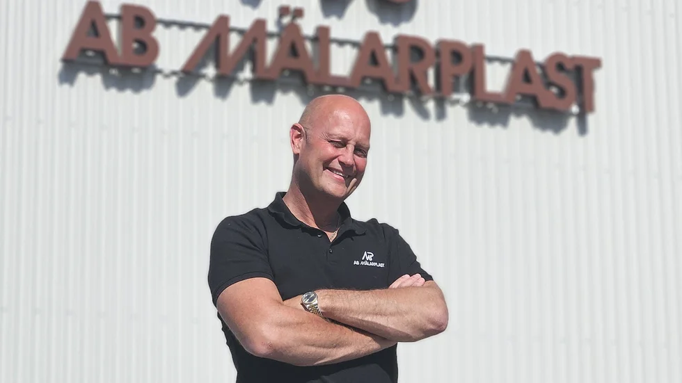 "Med full spårbarhet kan vi säkerställa kvalitet och livsmedelssäkerhet", säger Peter Wall, VD på Mälarplast. 