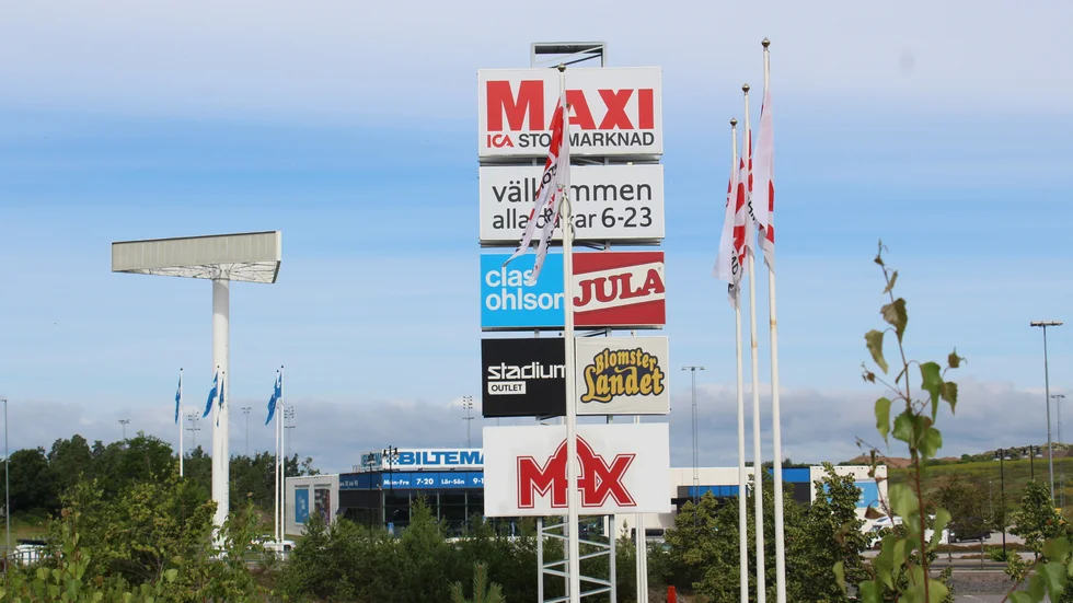 Ljunghedens handelsområde.