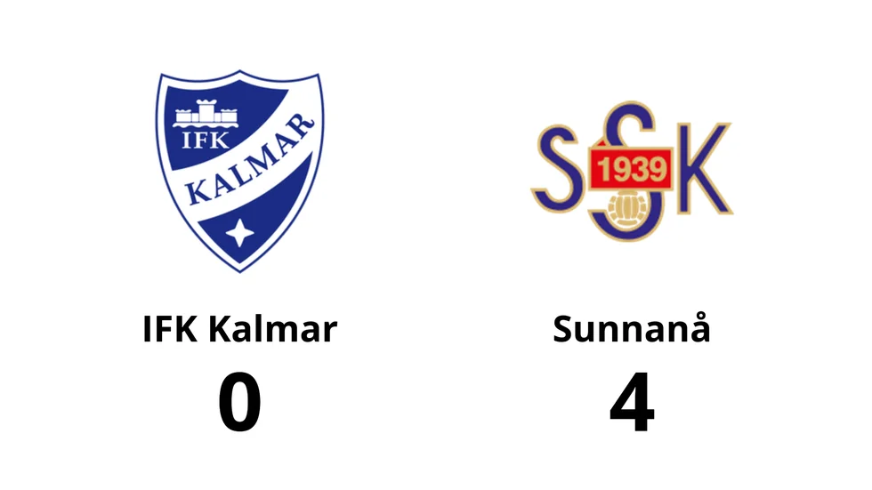 IFK Kalmar förlorade mot Sunnanå