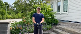 I sommar är entreprenören Adam, 16, sin egen chef