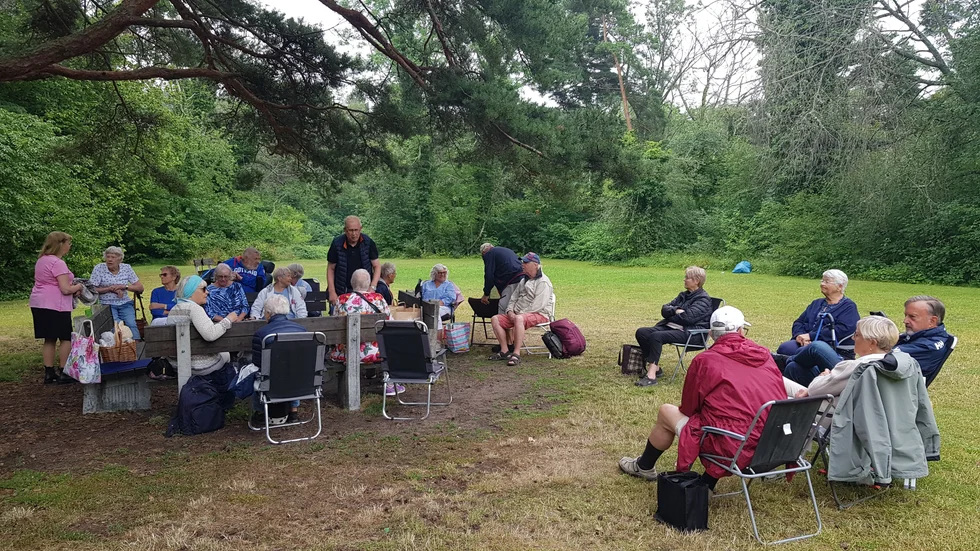 Grillning i Åsbergska Hagen