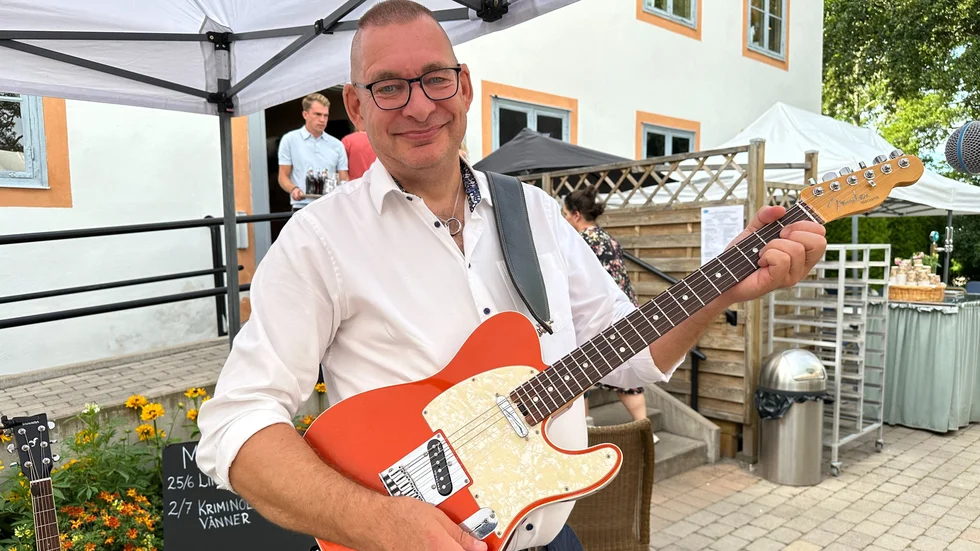 Anders Karlsson har ett stort musikintresse och lyssnar på mycket musik.