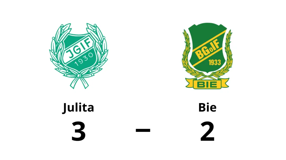 Julita GoIF vann mot Bie GoIF