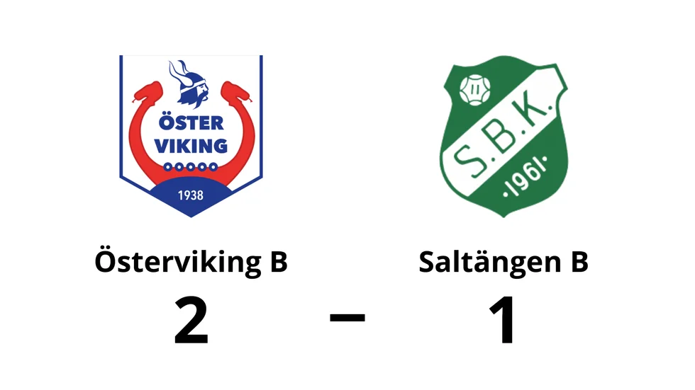 IK Österviking B vann mot Saltängens BK B