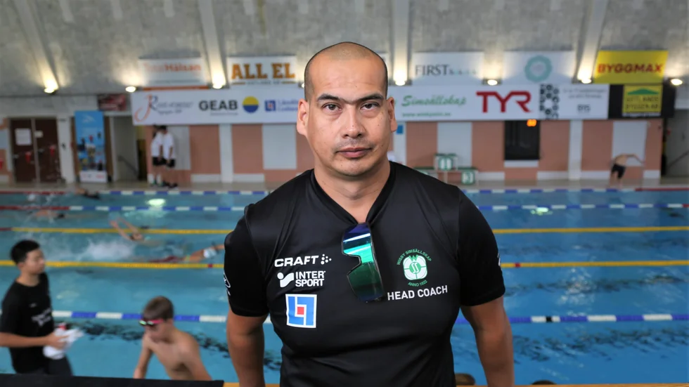 Rikard Lindberg, chefstränare Wisby Simsällskap.