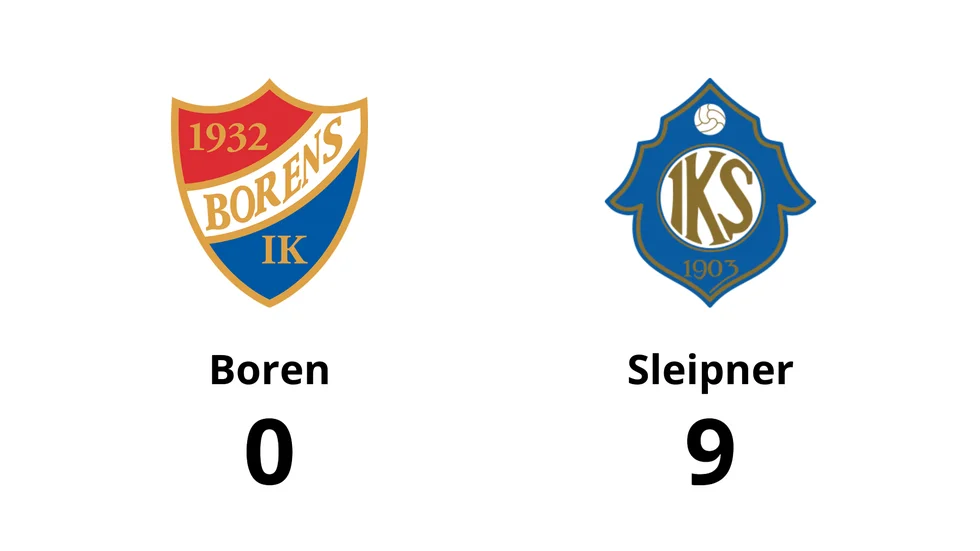 Borens IK förlorade mot IK Sleipner