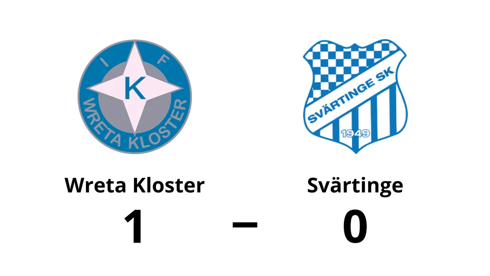 IFK Wreta Kloster vann mot Svärtinge SK