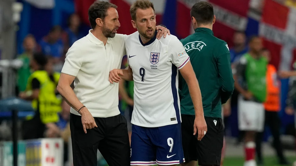 Förbundskapten Gareth Southgate och hans England har inte levt upp till förväntningarna så här långt. Arkivbild.