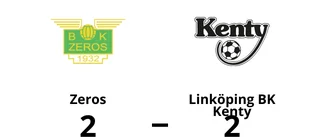 Linköping BK Kenty fixade en poäng mot Zeros
