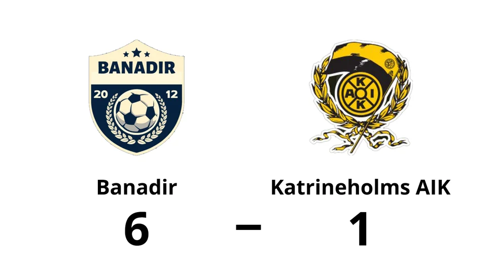 Banadir IK vann mot Katrineholms AIK