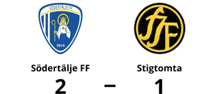 Stigtomta tappade ledning och förlorade