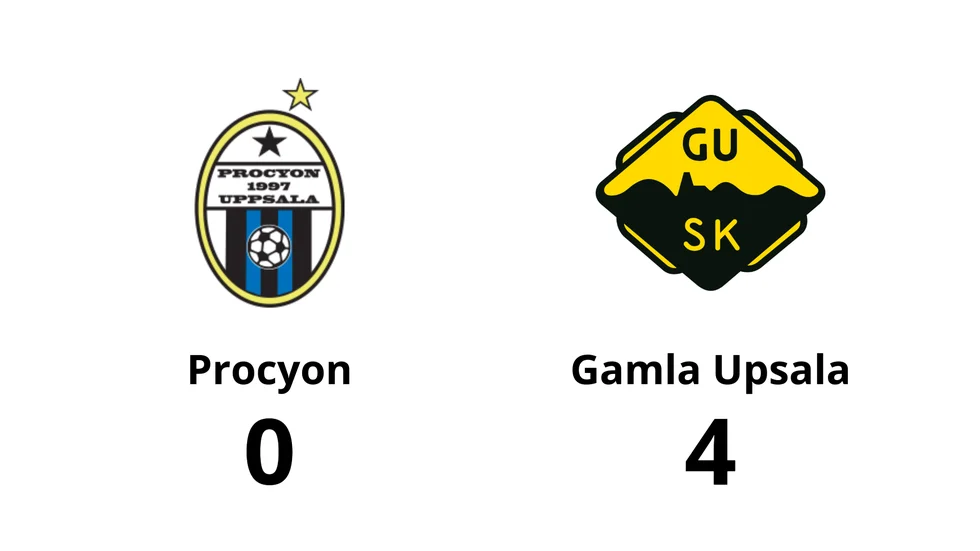 Procyon BK förlorade mot Gamla Upsala SK