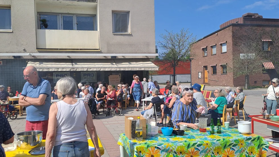 Grillträff på Örnäset.