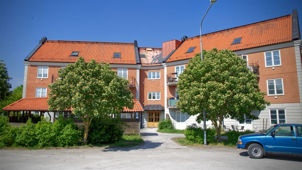 Här syns K2A:s studentbostäder på Mejerigatan i Visby. Fastighetsbolaget har nu gått samman med ett riskkapitalbolag baserat på Östermalm.