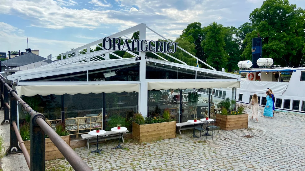 Byggnad eller inte? Kommunen och krogägarna har hamnat i tvist om serveringen Orangeriet vid Islandsfallet i Uppsala. 