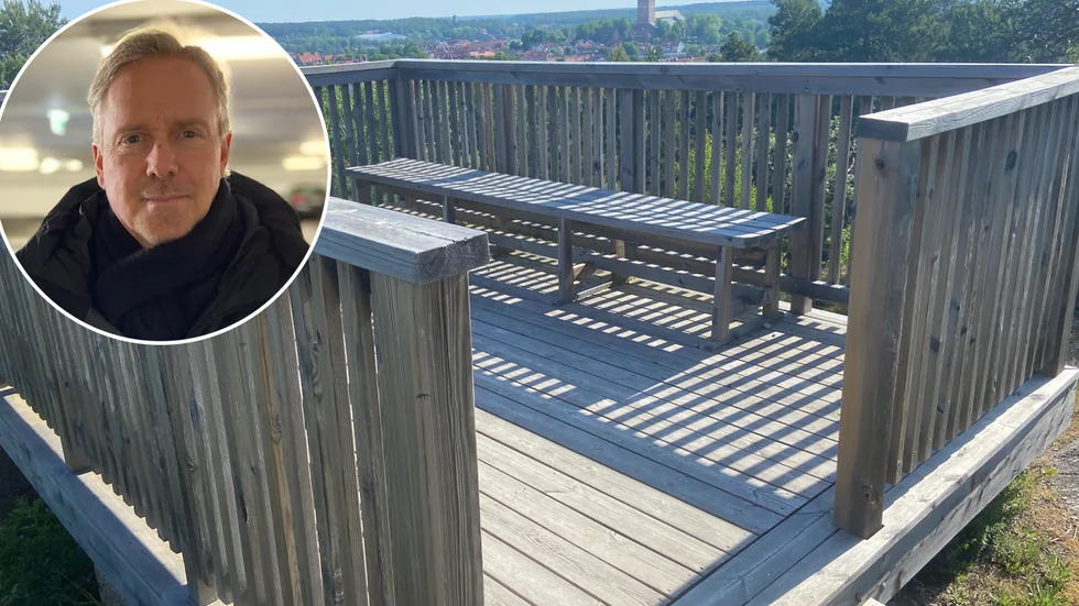 Stadsmiljöchefen Anders Ekman föreslår att plattformen vid Utsiktsvägen ska stå kvar.