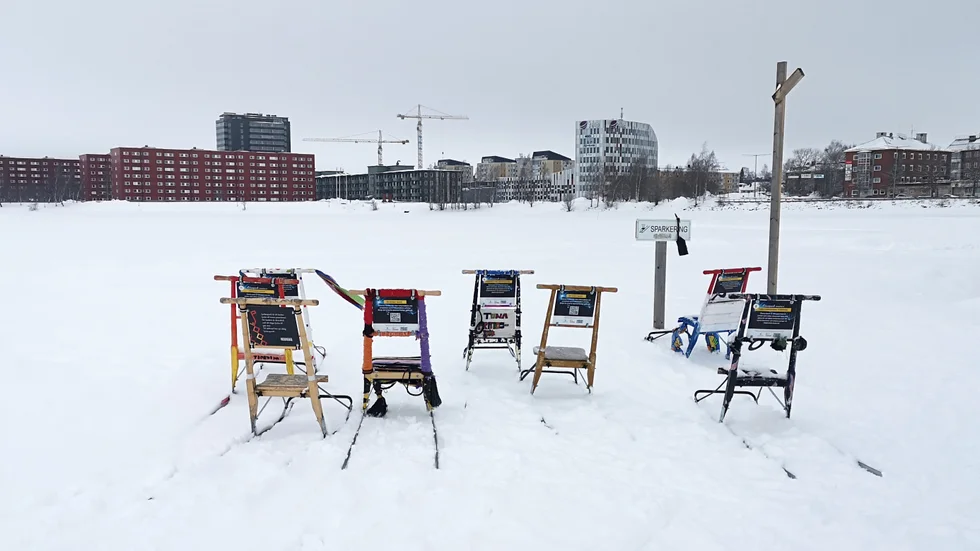 Varje säsong vandaliseras och försvinner ett antal av de lånesparkar som finns utplacerade vid Luleås isbana. Den gångna säsongen har varit något lindrigare men det är ändå tydligt att problem kvarstår och återkommer varje år.
