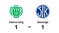Kryss för Västra Harg efter Tom Nybergs 1-1-mål