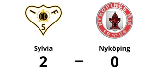 Nyköping föll med 0-2 mot Sylvia