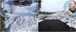Stora snöupplag i villakvarteren oroar Luleåborna